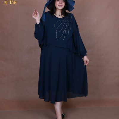 پیراهن منجوق دوزی هلال سایزبزرگ