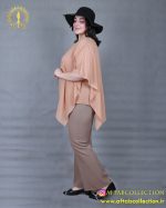 شومیز حریر دو تیکه برش دار سایزبزرگ