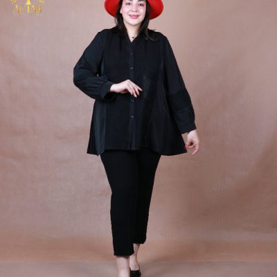 شومیز پشت پلیسه فکورا الیزا سایزبزرگ