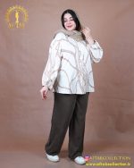 مانتو زنجیری ترک سایزبزرگ نما دور
