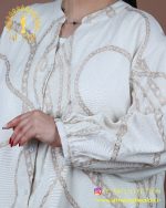 مانتو زنجیری ترک سایزبزرگ یقه