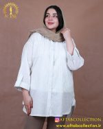 مانتو دیپلمات ژاکارد بغل پاگون سایزبزرگ راحت