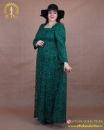 پیراهن مجلسی تور گل سایزبزرگ