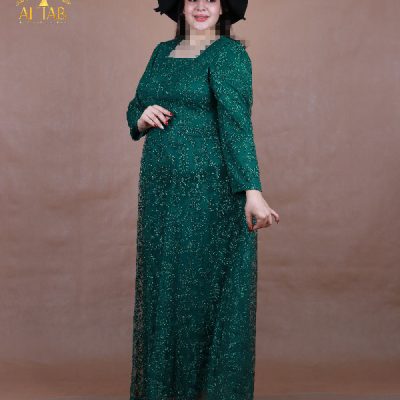 پیراهن مجلسی تور گل سایزبزرگ