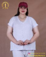 ست راحتی پلیسه تاپ سایزبزرگ