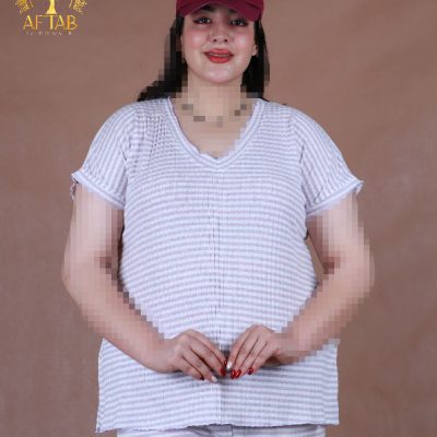 ست راحتی پلیسه تاپ سایزبزرگ