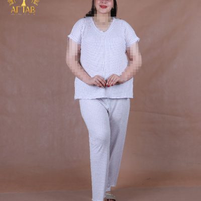 ست راحتی پلیسه تاپ سایزبزرگ