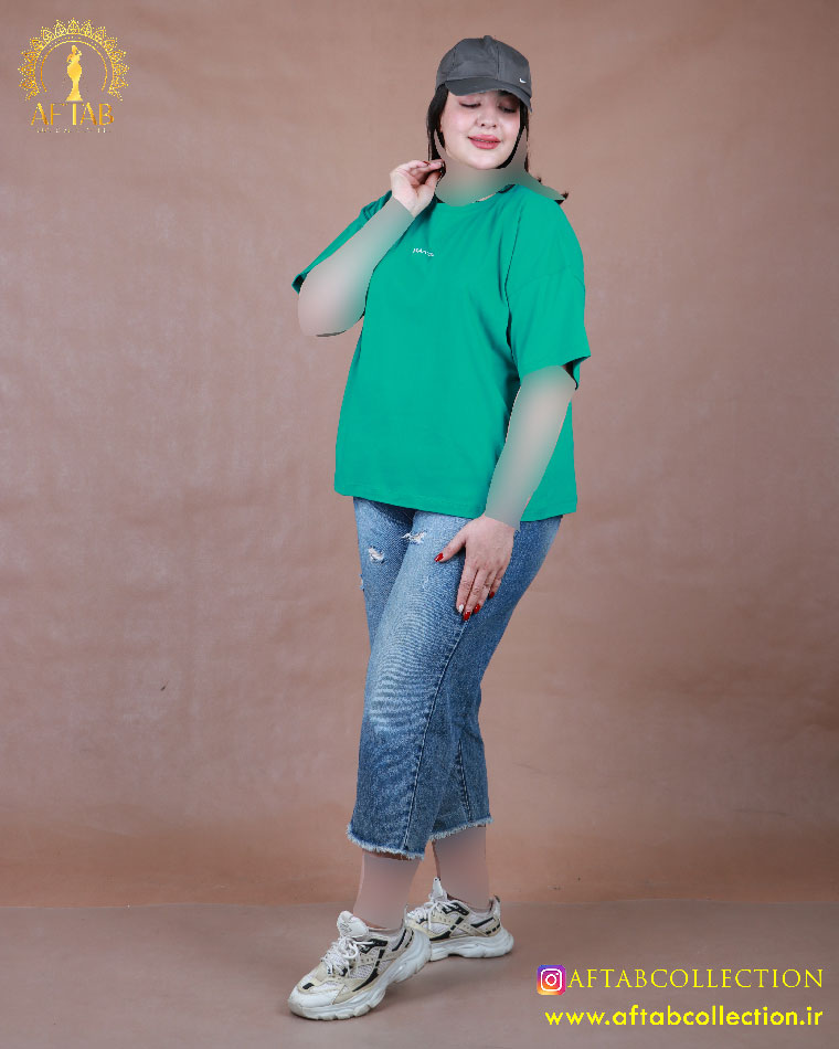 تیشرت باکسی منگو سایزبزرگ