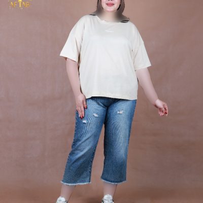 تیشرت باکسی ساده سایزبزرگ