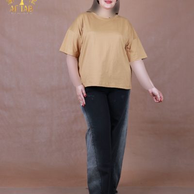 تیشرت باکسی ساده سایزبزرگ