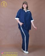 ست پولوشرت سوفیا ژاکارد سایزبزرگ