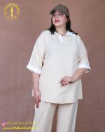ست پولوشرت سوفیا ژاکارد سایزبزرگ