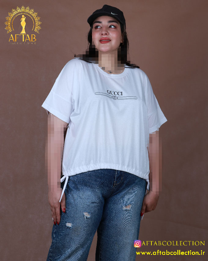 تیشرت کراپ گوچی سایزبزرگ