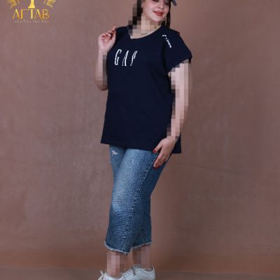 تیشرت لانگ گپ آستین سرخود سایزبزرگ