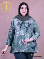 مانتو لنین گل سایزبزرگ