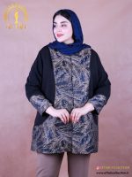 مانتو مازراتی ژاکارد سایزبزرگ