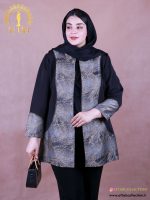 مانتو مازراتی ژاکارد سایزبزرگ