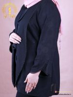 مانتو یقه آرشال مرواریدی سایزبزرگ