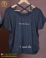 تیشرت ضربدری سایزبزرگ