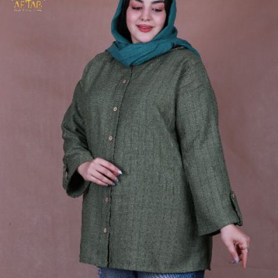 مانتو لوئیز پاگون دار سایزبزرگ