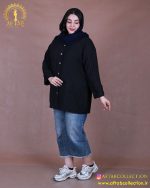 مانتو لوئیز پاگون دار سایزبزرگ