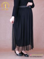 دامن حریر کلوش سایزبزرگ