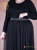دامن حریر کلوش سایزبزرگ