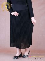 دامن پلیسه گندار بلند سایزبزرگ