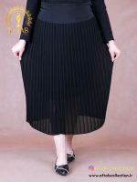 دامن پلیسه گندار بلند سایزبزرگ