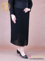 دامن پلیسه گندار بلند سایزبزرگ