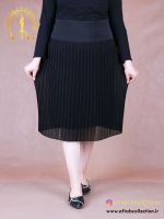 دامن پلیسه گندار کوتاه سایزبزرگ