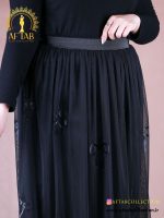 دامن کلوش پاپیونی سایزبزرگ