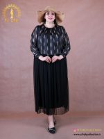 شومیز کراپ طرحدار سایزبزرگ