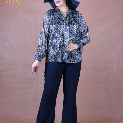 شومیز یاخما کراواتی سایزبزرگ