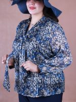شومیز یاخما کراواتی سایزبزرگ