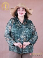 شومیز یاخما کراواتی سایزبزرگ