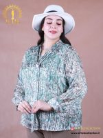 شومیز یاخما کراواتی سایزبزرگ