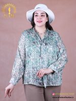 شومیز یاخما کراواتی سایزبزرگ