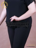 شومیز جودون سرشانه گیپور گل سایزبزرگ