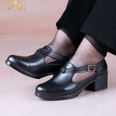 کفش اداری بغل کش رکاب دار پابزرگ