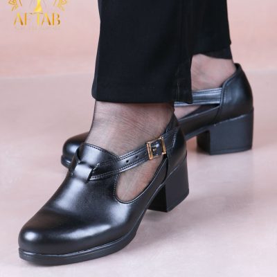کفش اداری بغل کش رکاب دار پابزرگ