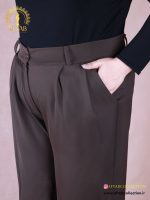 شلوار بگ کاترین کمر دکمه سایزبزرگ