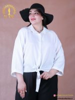 شومیز لنین ژاکارد پایین گره سایزبزرگ