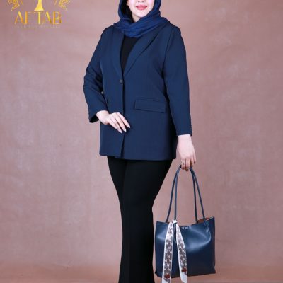 کت دیپلمات ریز تک دکمه سایزبزرگ