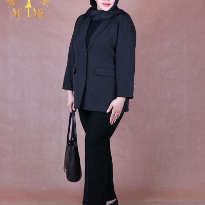 کت دیپلمات ریز تک دکمه سایزبزرگ