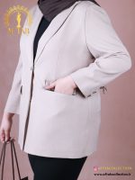 کت دیپلمات ریز تک دکمه سایزبزرگ