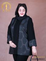 مانتو کرپ مروارید سایزبزرگ