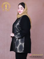 مانتو کرپ مروارید سایزبزرگ