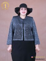 کت سارافون ژاکارد نگینی سایزبزرگ