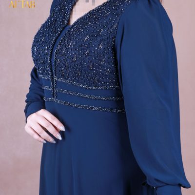 پیراهن مجلسی حریر کریستالی سایزبزرگ
